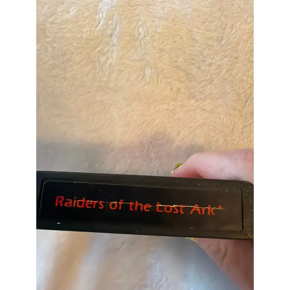 Raiders of the Lost Ark Atari 2600 Video Game Cartridge 1982 Vintage